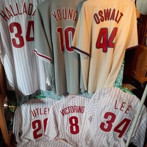 SOLD! Majestic Philly Jerseys $50 for all six!